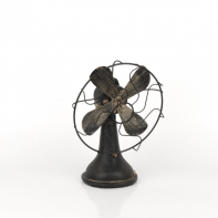 Retro dekorace větrák 18x25cm