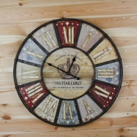 Retro hodiny kovové Chateau Canet 60cm