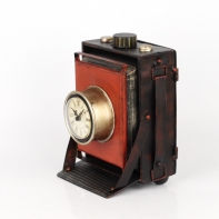 Retro hodiny Photograph 25x22x14cm