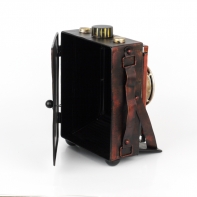 Retro hodiny Photograph 25x22x14cm