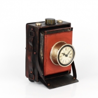 Retro hodiny Photograph 25x22x14cm