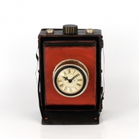 Retro hodiny Photograph 25x22x14cm