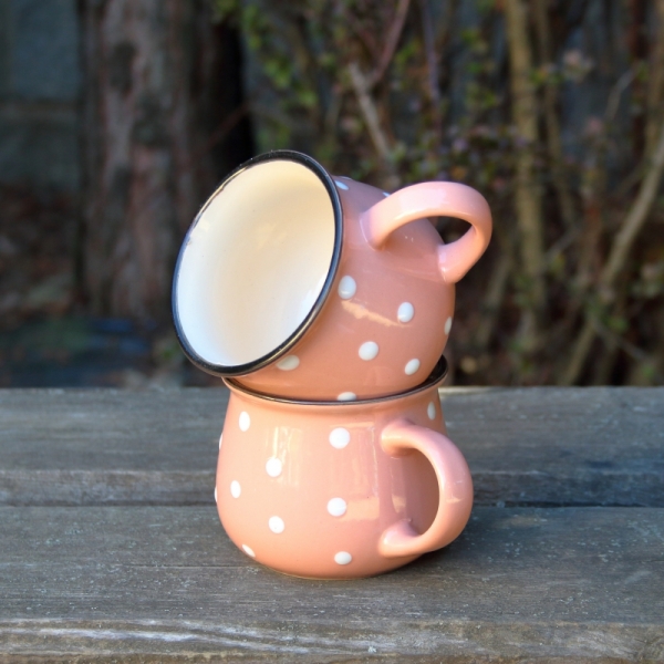 Retro hrnek krajáč oranžový 770ml