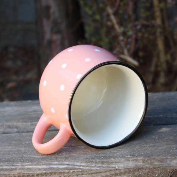 Retro hrnek krajáč oranžový 770ml