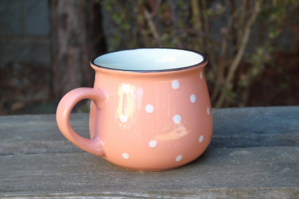 Retro hrnek krajáč oranžový 770ml