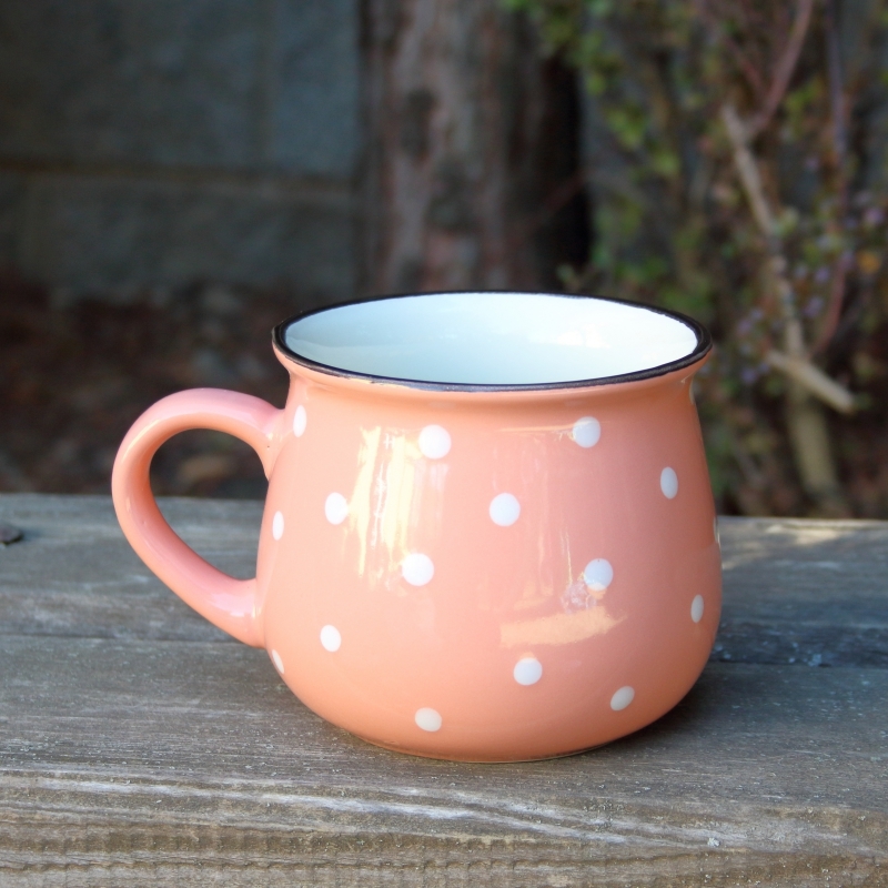 Retro hrnek krajáč oranžový 770ml