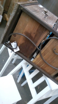 Retro komoda se čtyřmi šuplíčky 26,5x23,5x74cm - vyřazeno