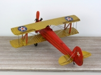 Retro kovový model letadlo 46cm