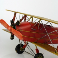 Retro kovový model letadlo 46cm