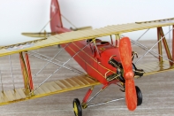 Retro kovový model letadlo 46cm