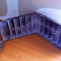 Retro krmítko pro ptáčky 9x25x21,5cm rozlomené