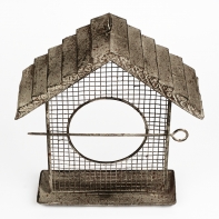 Retro krmítko pro ptáčky 9x25x21,5cm