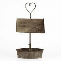 Retro krmítko pro ptáčky s talířkem