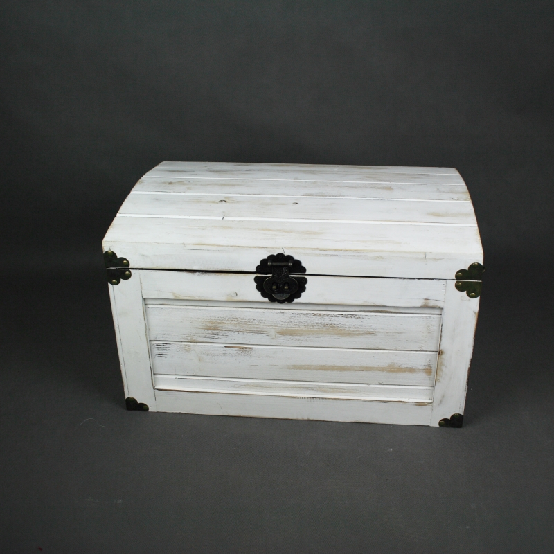 Retro kufr dřevěný malý 24x38x25 cm