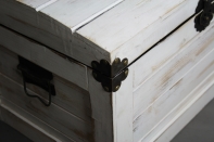 Retro kufr dřevěný střední 28x45x31cm