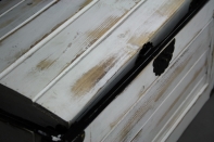 Retro kufr dřevěný střední 28x45x31cm