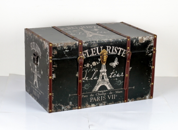 Retro kufr / truhla Paris v.41x70x43cm