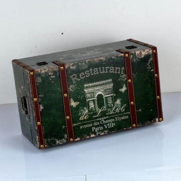 Retro kufr / truhla Paris výška 23x50x28cm 