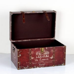 Retro kufr / truhla Paris výška 32x60x37cm