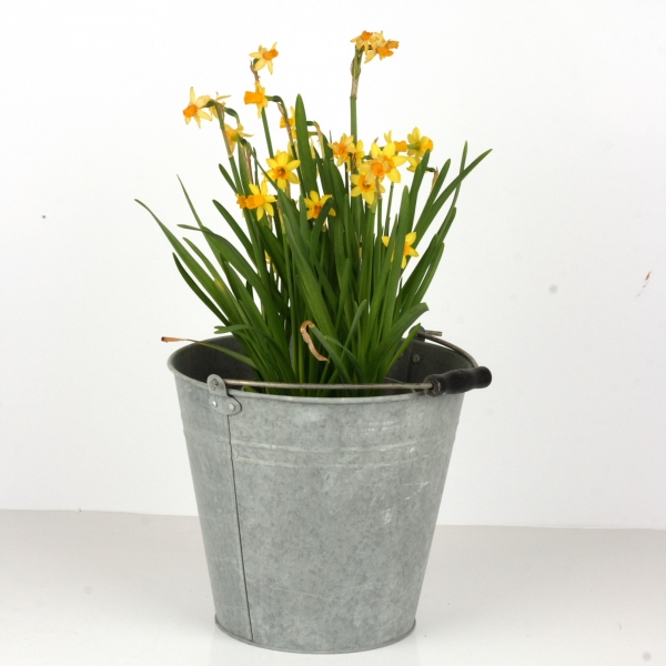 Retro kyblík zinek 25cm