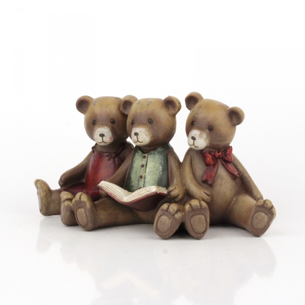Retro medvídci s knihou 20cm
