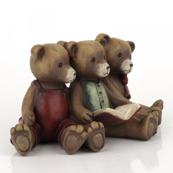 Retro medvídci s knihou 20cm