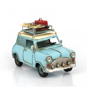 Retro model auta s fotorámečkem 20x10x13cm