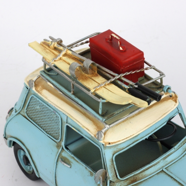 Retro model auta s fotorámečkem 20x10x13cm