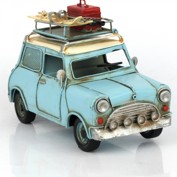 Retro model auta s fotorámečkem 20x10x13cm