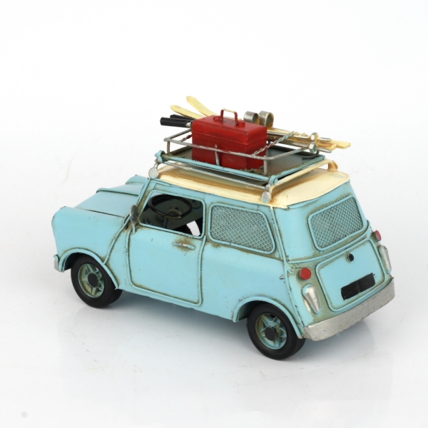 Retro model auta s fotorámečkem 20x10x13cm