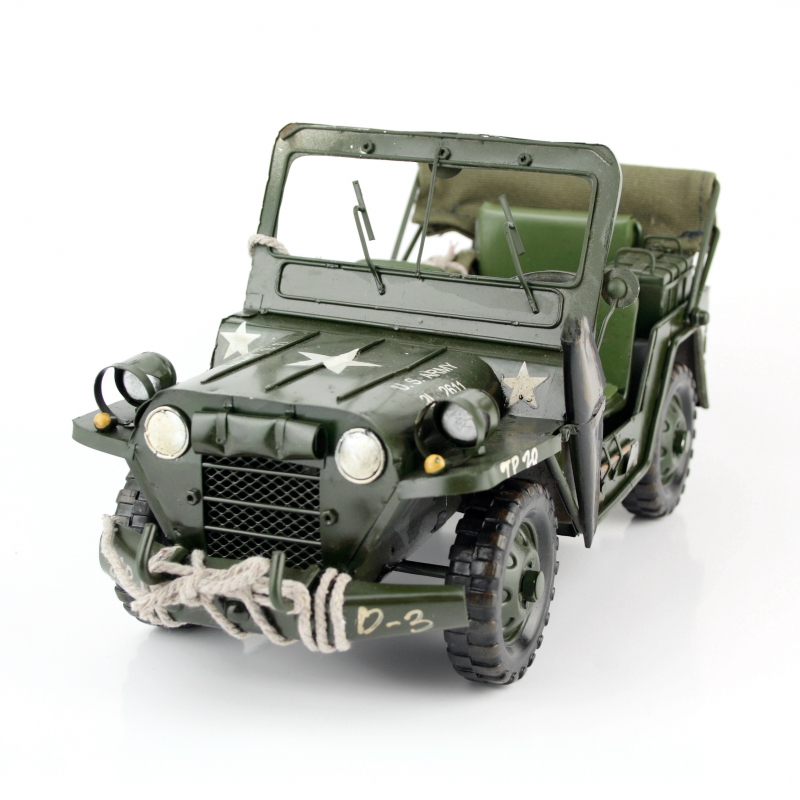Retro model auto Jeep 32cm