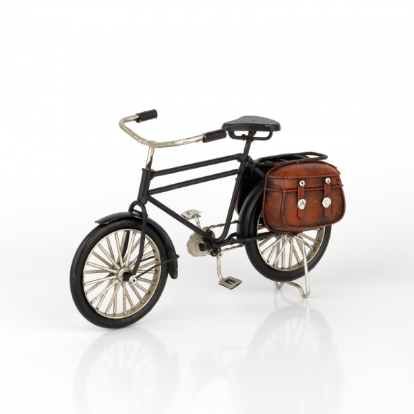 Retro model bicykl kov 23cm černý