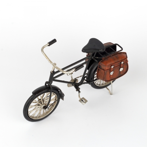 Retro model bicykl kov 23cm černý