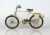 Retro model jízdní kolo béžové 29cm