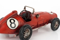 Retro model závodní auto 28cm