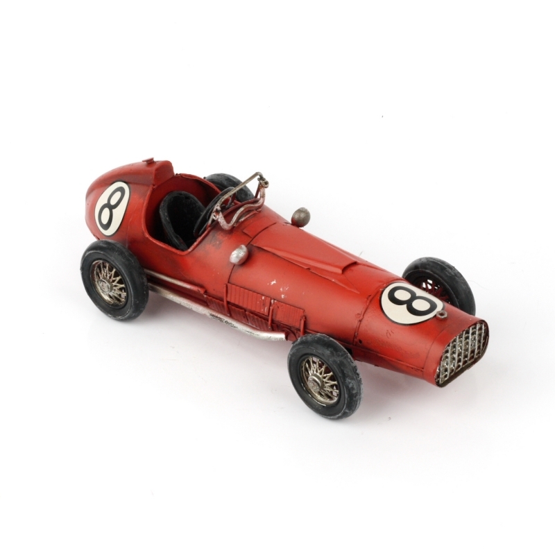 Retro model závodní auto 28cm