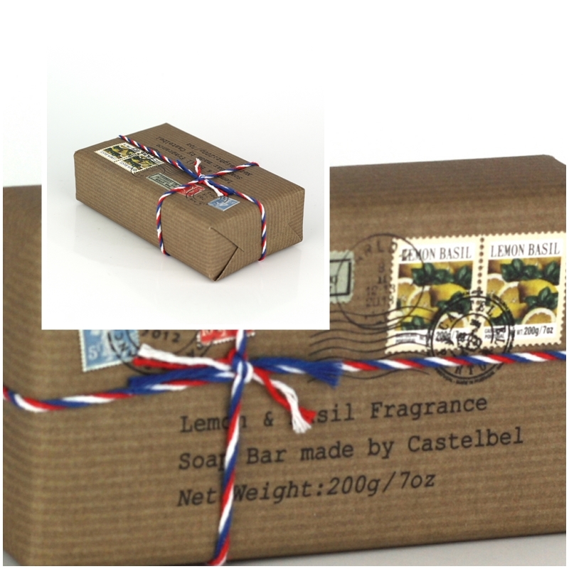 Retro mýdlo citron a bazalka 200g