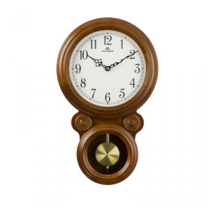 Retro nástěnné hodiny s kyvadlem