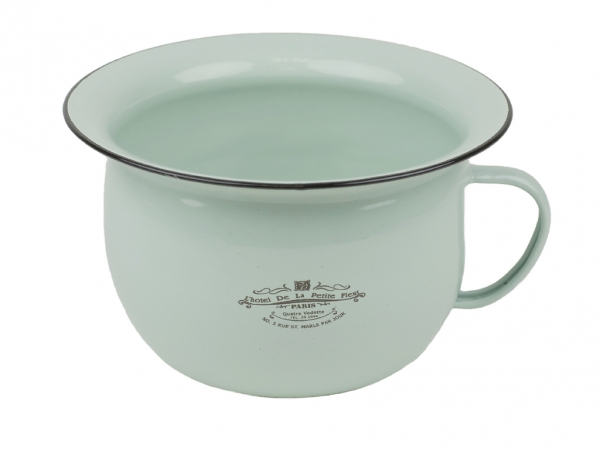 Retro nočník - oprýsknutý smalt mu sluší