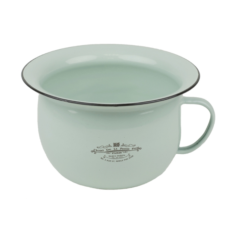 Retro nočník - oprýsknutý smalt mu sluší