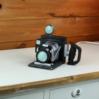 Retro pokladnička fotoaparát 17x13cm