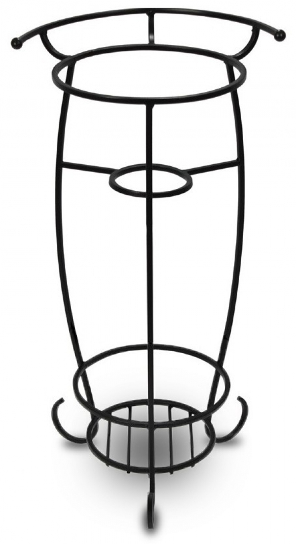 Retro stojan na umyvadlo černý