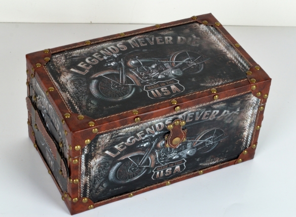 Retro truhla / kufr Legends never die 35x21x19cm 2,1kg