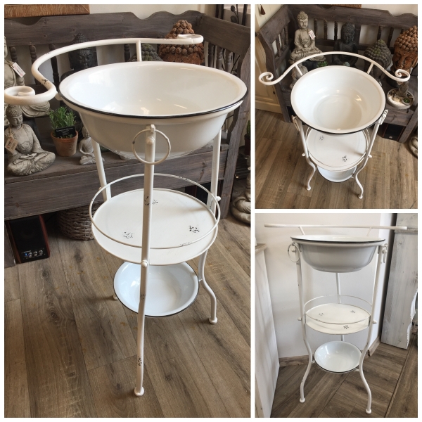 Retro umyvadlo se stojanem 86x56x42