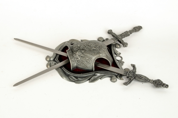 Rodinný rytířský erb 39x18cm