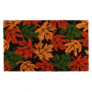 Rohožka před dveře podzimní listí