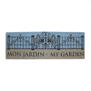 Rohožka venkovní zahrada modrá