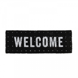 Rohožka WELCOME 75,5x25,5x2cm černá