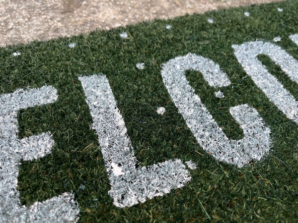 Rohožka WELCOME 75,5x25,5x2cm černá