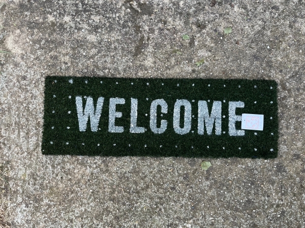 Rohožka WELCOME 75,5x25,5x2cm zelená